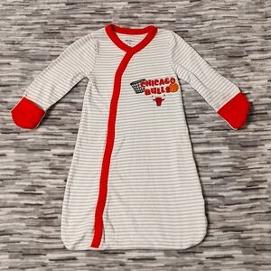 NBA Baby Chicago Bulls Sleep Sack Unisex Sz 0-6 months